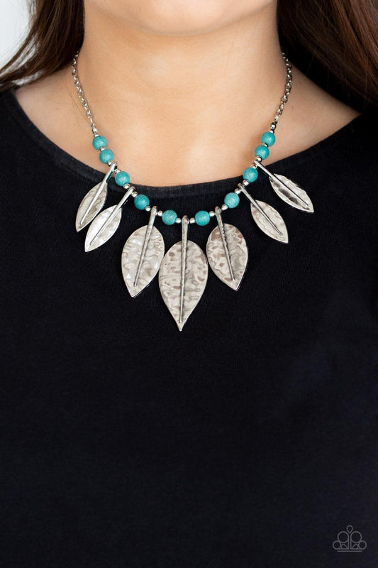 Paparazzi Accessories - Highland Harvester - Blue Necklace - Bling by JessieK