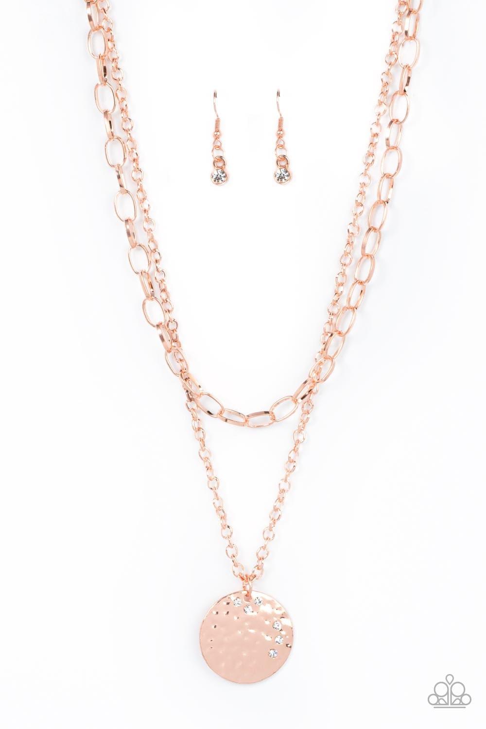 Paparazzi Accessories - Highlight Of My Life - Copper Necklace - Bling by JessieK