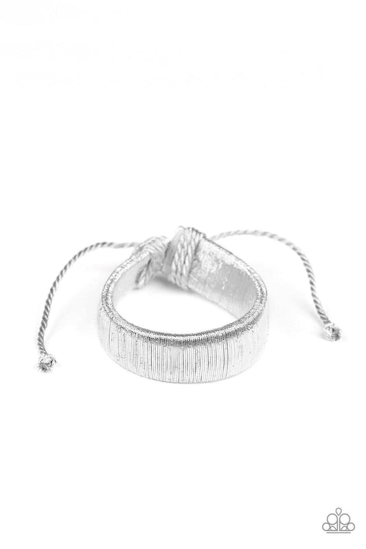 Paparazzi Accessories - In a Flash - Silver Urban Bracelet - Bling by JessieK