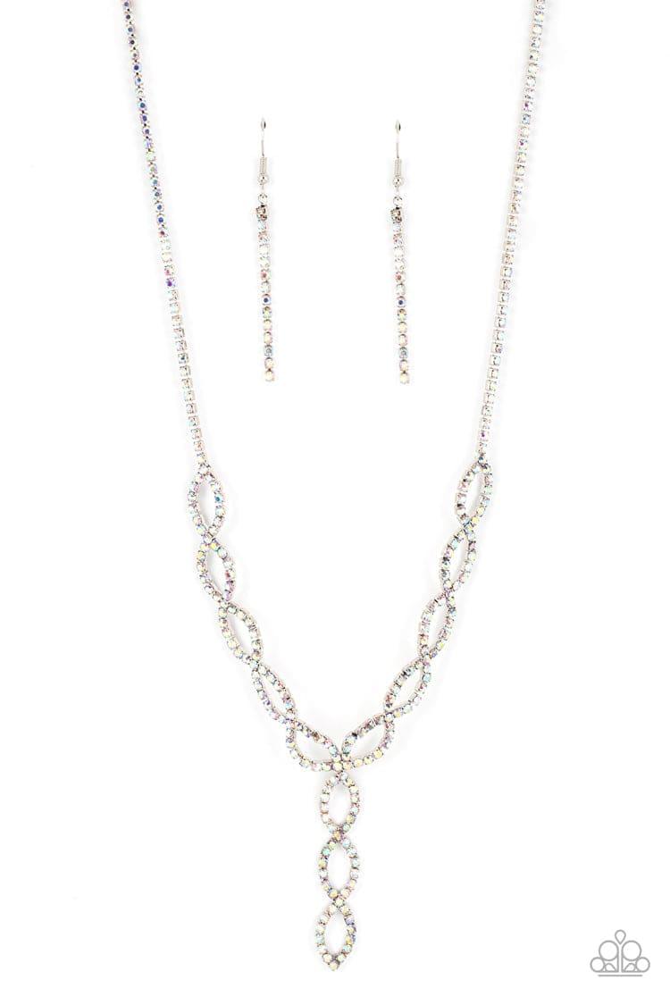 Paparazzi Accessories - Infinitely Icy - Multicolor Necklace - Bling by JessieK
