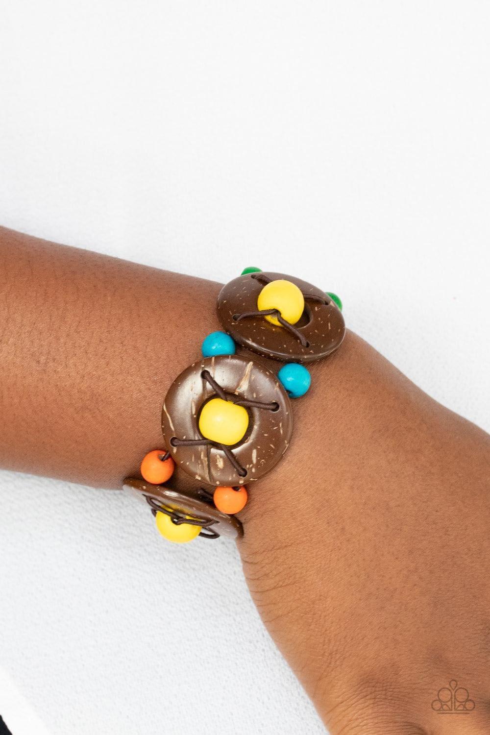 Paparazzi Accessories - Island Adventure - Multicolor Bracelet - Bling by JessieK