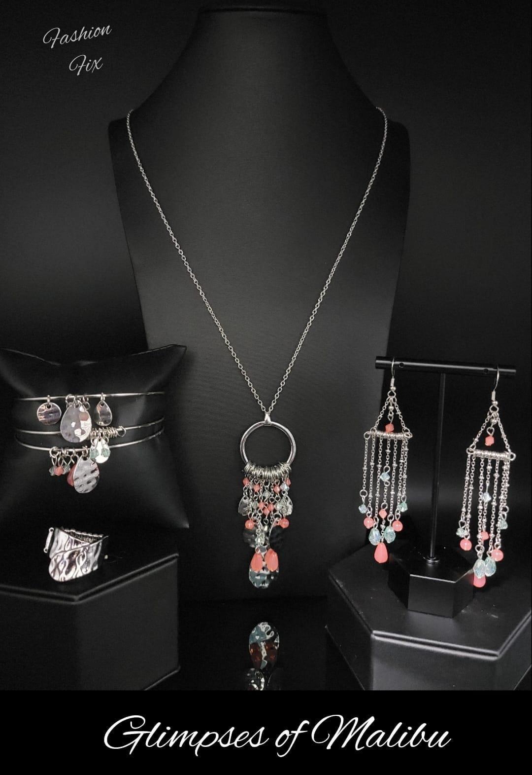 Paparazzi Accessories - July 2022 Glimpses Of Malibu - Complete Trend Blend - Bling by JessieK