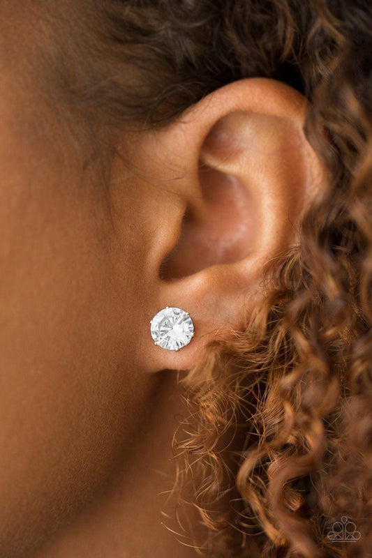 Paparazzi Accessories - Just In Timeless Gold Blockbuster Earrings - Bling by JessieK