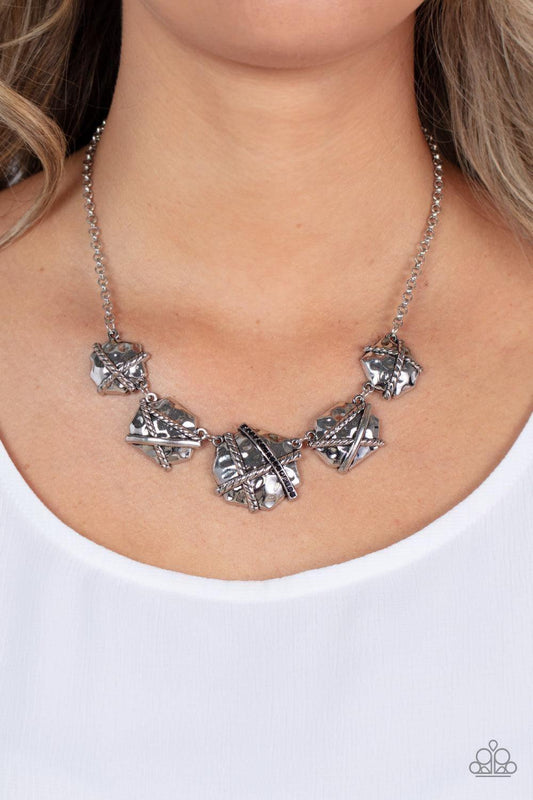 Paparazzi Accessories - Keep Guard - Black Necklace - Bling by JessieK