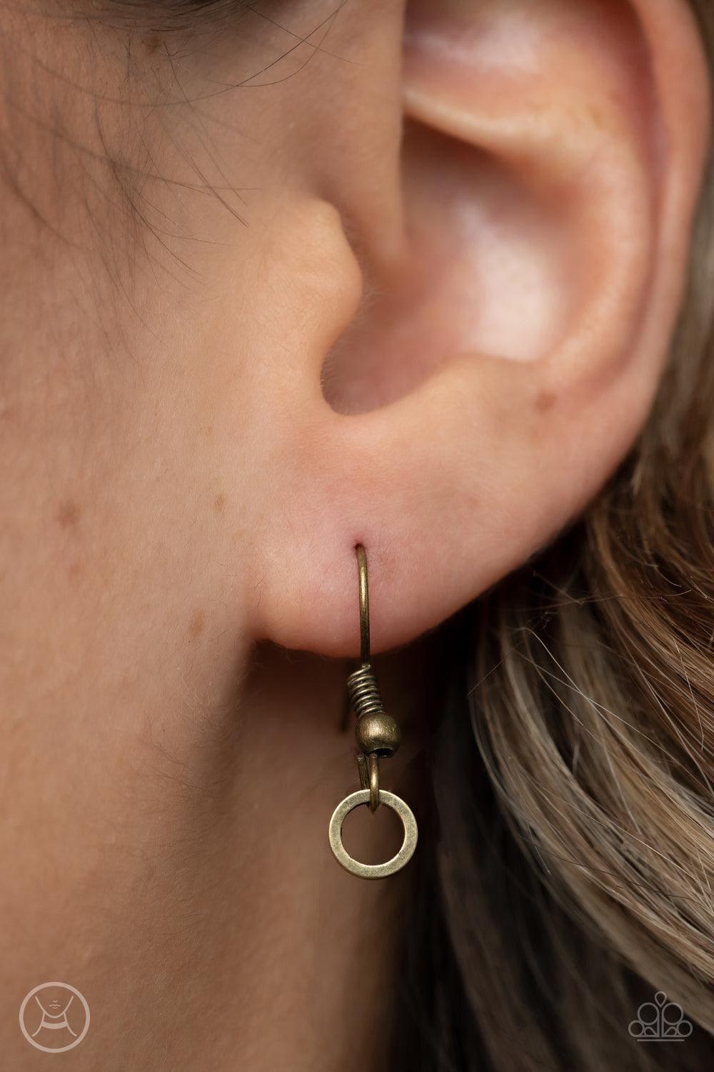 Paparazzi Accessories - Keepin It Chic - Brass Choker Necklace - Bling by JessieK