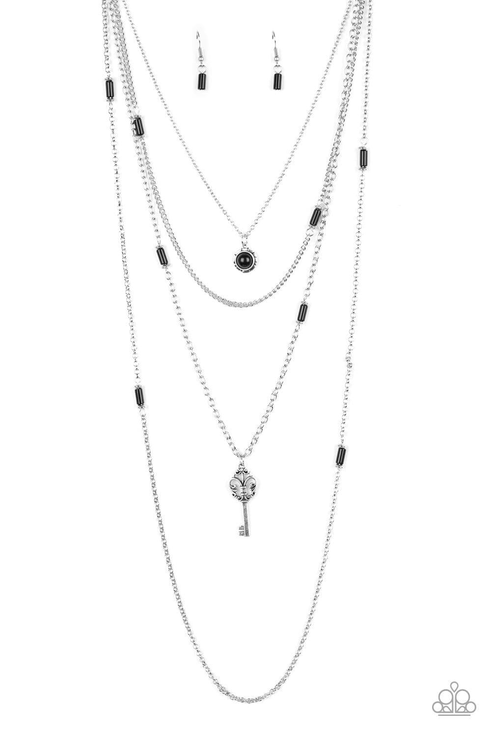 Paparazzi Accessories - Key Keynote - Black Necklace - Bling by JessieK