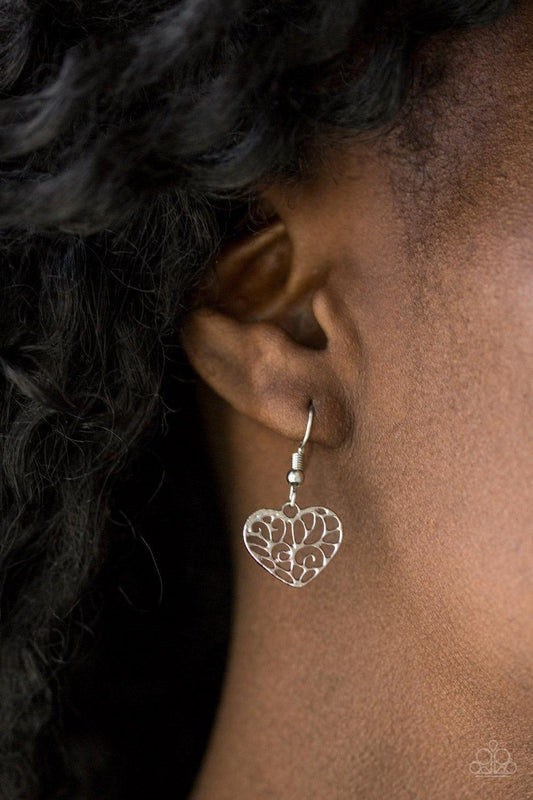 Paparazzi Accessories - Less Is Amour - Silver Necklace - Bling by JessieK