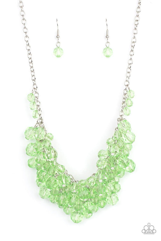 Paparazzi Accessories - Let The Festivities Begin - Green Necklace - Bling by JessieK