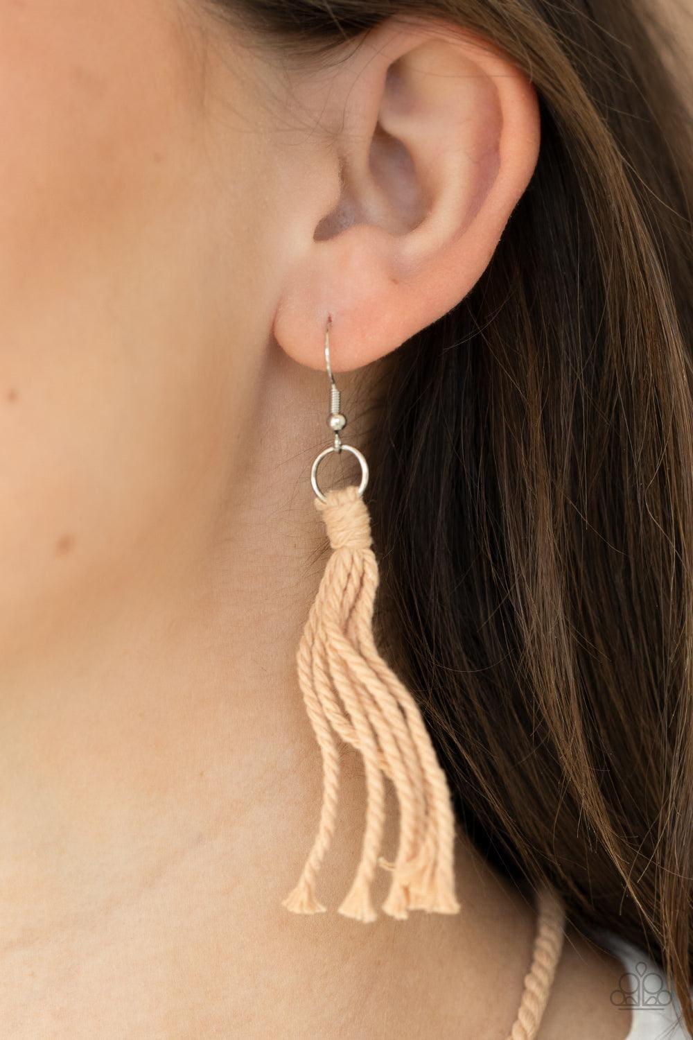 Paparazzi Accessories - Look At Macrame Now - Blue Necklace - Bling by JessieK