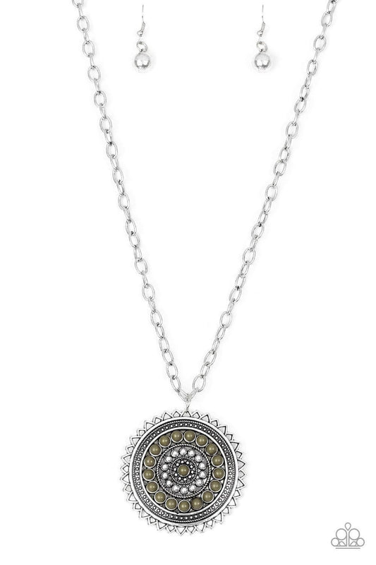 Paparazzi Accessories - Lost Sol - Green Necklace - Bling by JessieK