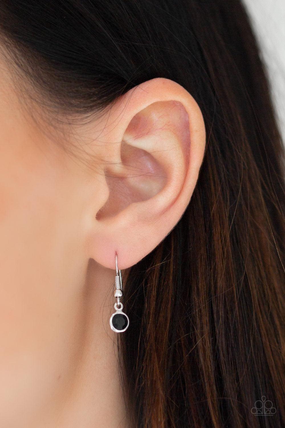 Paparazzi Accessories - Lunar Lotus - Black Necklace - Bling by JessieK