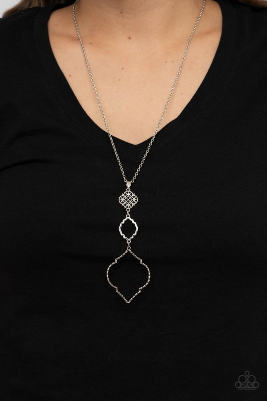 Paparazzi Accessories - Marrakesh Mystery - Silver Necklace - Bling by JessieK