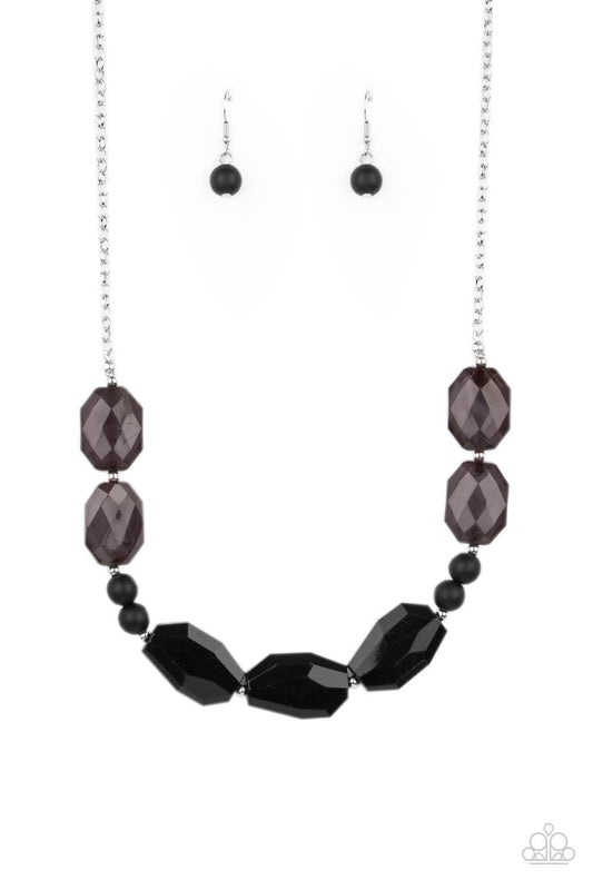 Paparazzi Accessories - Melrose Melody - Black Necklace - Bling by JessieK