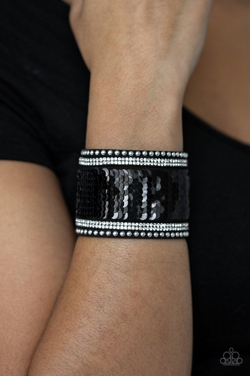 Paparazzi Accessories - Mermaids Have More Fun - Pink Snap Bracelet - Bling by JessieK