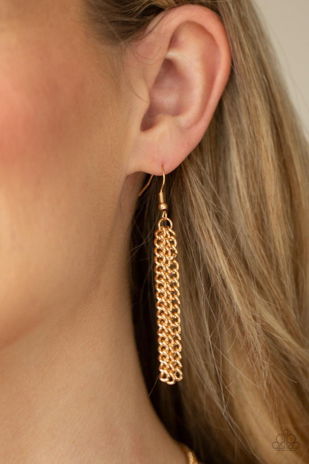 Paparazzi Accessories - Metro Mirage - Gold Necklace - Bling by JessieK