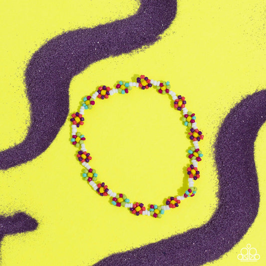 Paparazzi Accessories - Midsummer Daisy - Multicolor Anklet - Bling by JessieK
