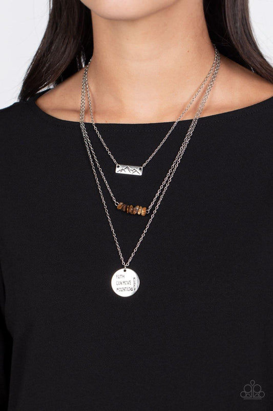 Paparazzi Accessories - Miracle Mountain - Brown Necklace - Bling by JessieK