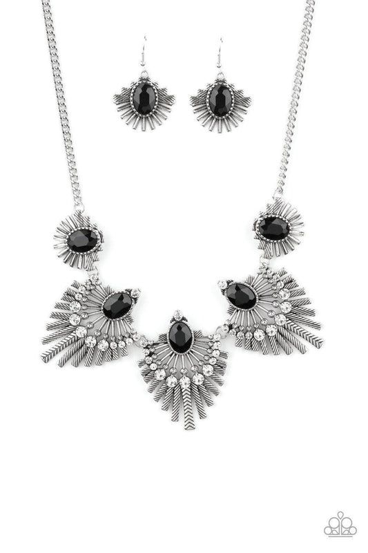 Paparazzi Accessories - Miss You-niverse - Black Necklace - Bling by JessieK