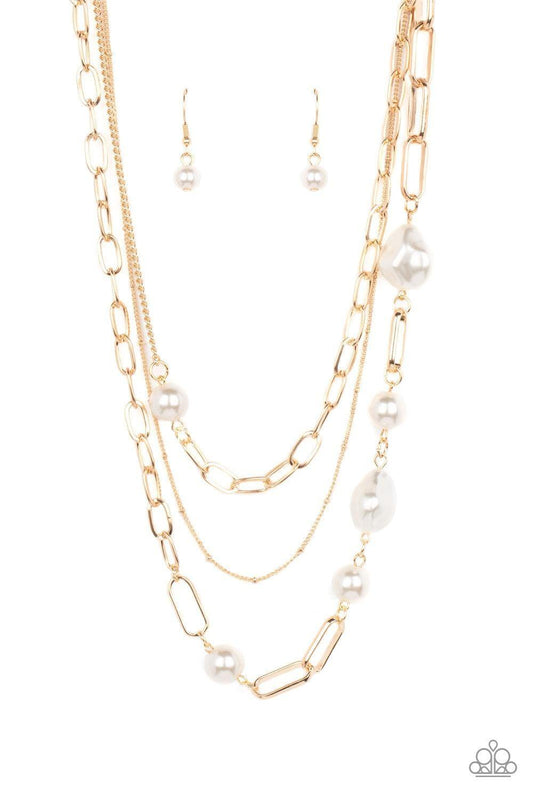 Paparazzi Accessories - Modern Innovation - Gold Necklace - Bling by JessieK