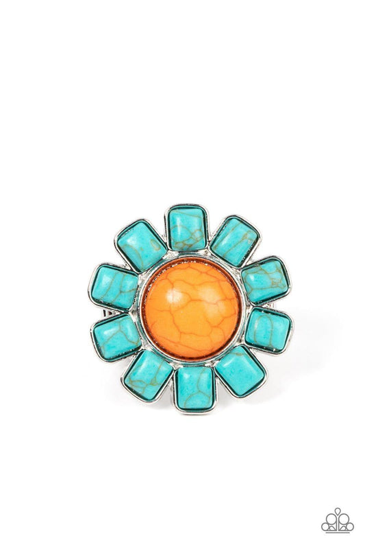 Paparazzi Accessories - Mojave Marigold - Orange Ring - Bling by JessieK