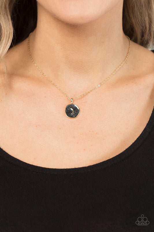 Paparazzi Accessories - Moon Magic - Black Necklace - Bling by JessieK