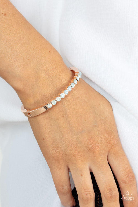 Paparazzi Accessories - Mystical Masterpiece - Rose Gold Bracelet - Bling by JessieK