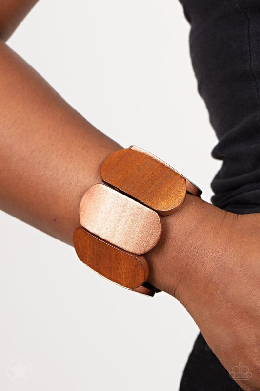 Paparazzi Accessories - Natural Nirvana - Copper Bracelet - Bling by JessieK