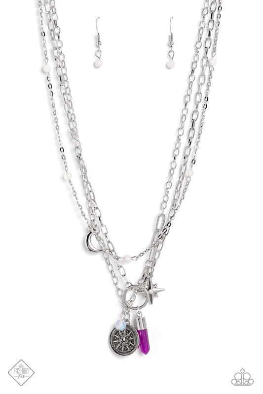 Paparazzi Accessories - Notable Navigator - Purple Necklace - Bling by JessieK