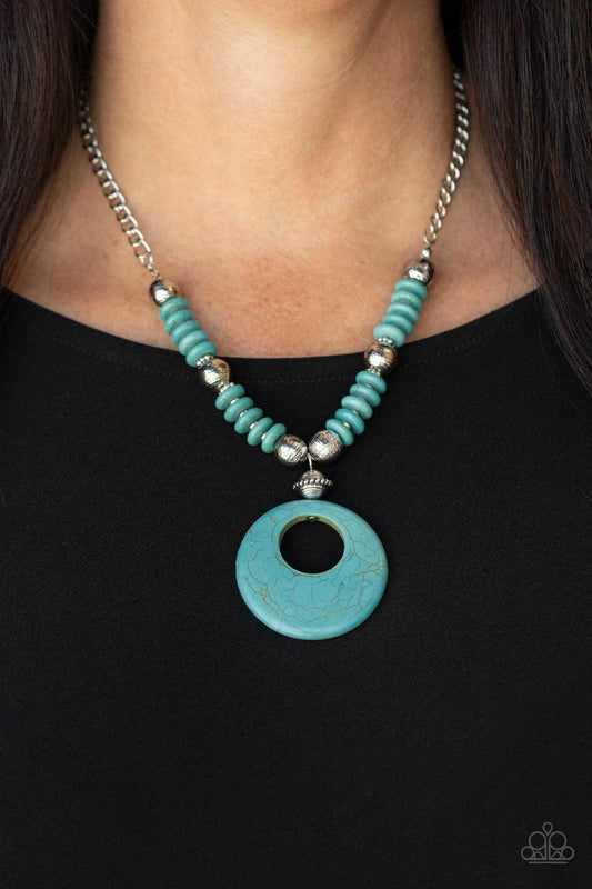 Paparazzi Accessories - Oasis Goddess - Blue Necklace - Bling by JessieK
