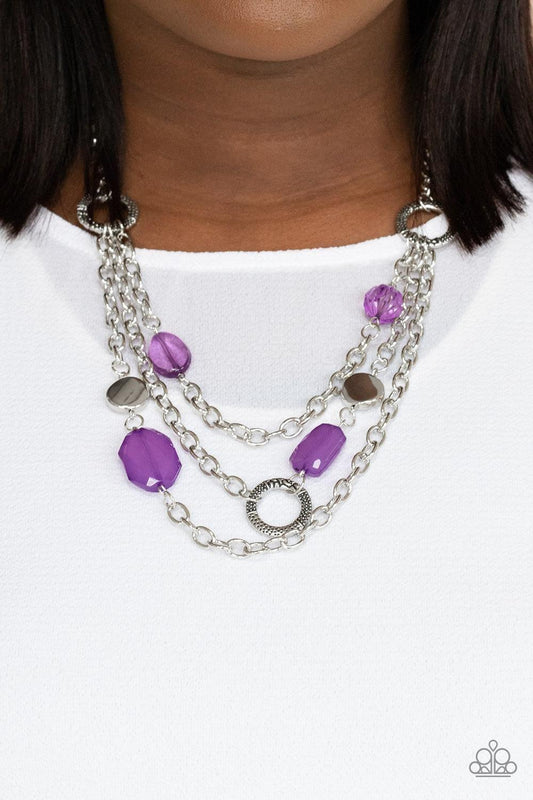 Paparazzi Accessories - Oceanside Spa - Purple Necklace - Bling by JessieK