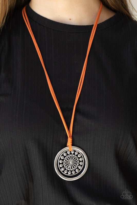 Paparazzi Accessories - One Mandala Show - Orange Necklace - Bling by JessieK