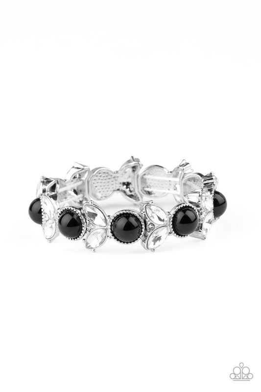 Paparazzi Accessories - Opulent Oasis - Black Bracelet - Bling by JessieK