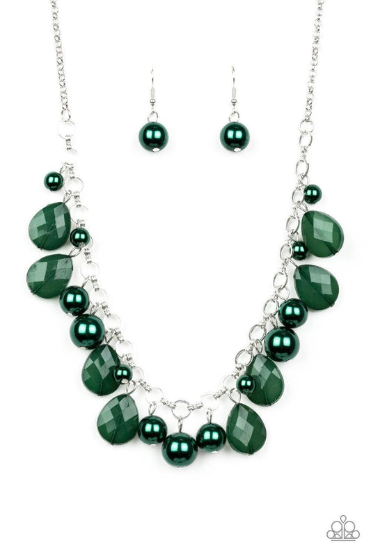 Paparazzi Accessories - Pacific Posh - Green Necklace - Bling by JessieK