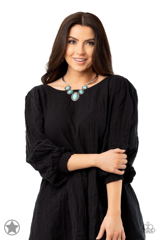 Paparazzi Accessories - Paparazzi Blockbuster Necklace: River Ride Blue - Bling by JessieK