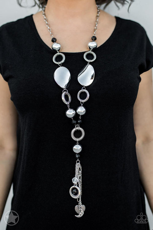 Paparazzi Accessories - Paparazzi Blockbuster Necklace: Total Eclipse Of The Heart - Bling by JessieK
