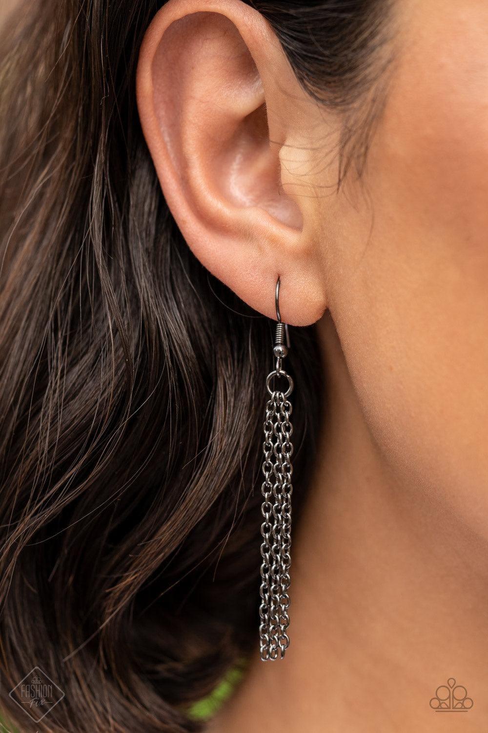 Paparazzi Accessories - Paparazzi Jewelry 3-d Drama - Black Necklace - Bling by JessieK