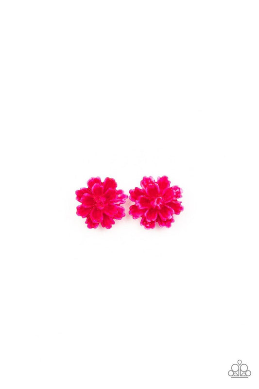 Paparazzi Accessories - Paparazzi Starlet Shimmer Jewelry - Floral Earrings - Bling by JessieK