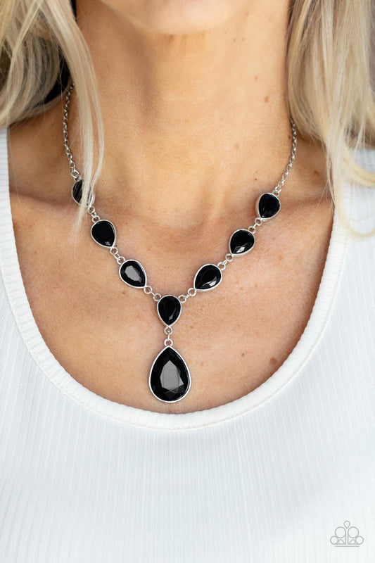 Paparazzi Accessories - Party Paradise - Black Necklace - Bling by JessieK