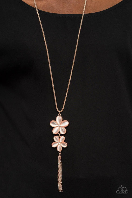 Paparazzi Accessories - Perennial Powerhouse - Rose Gold Necklace - Bling by JessieK
