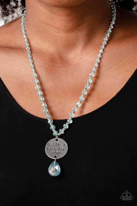 Paparazzi Accessories - Priceless Plan - Blue Necklace - Bling by JessieK