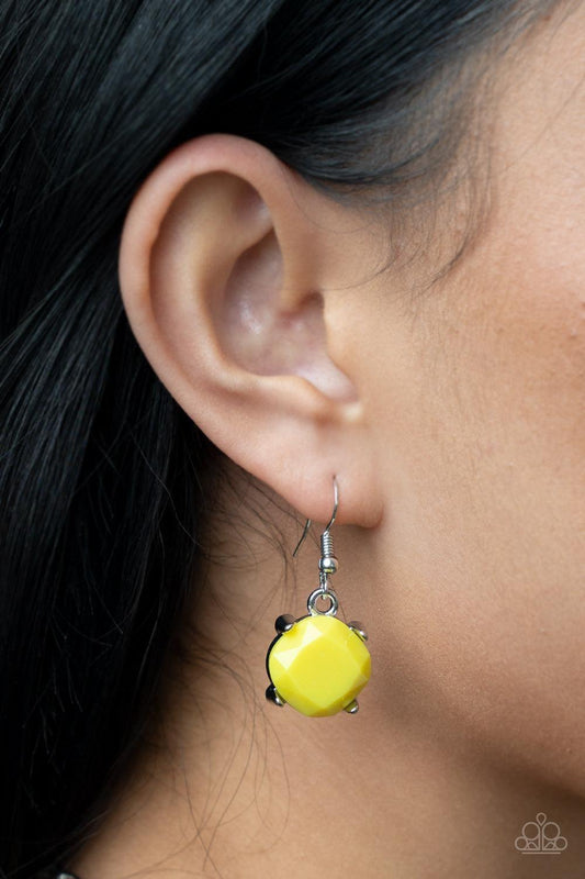 Paparazzi Accessories - Prismatic Prima Donna – Yellow Necklace - Bling by JessieK