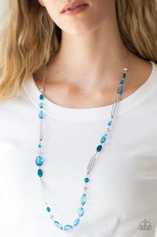 Paparazzi Accessories - Quite Quintessence - Blue Necklace - Bling by JessieK