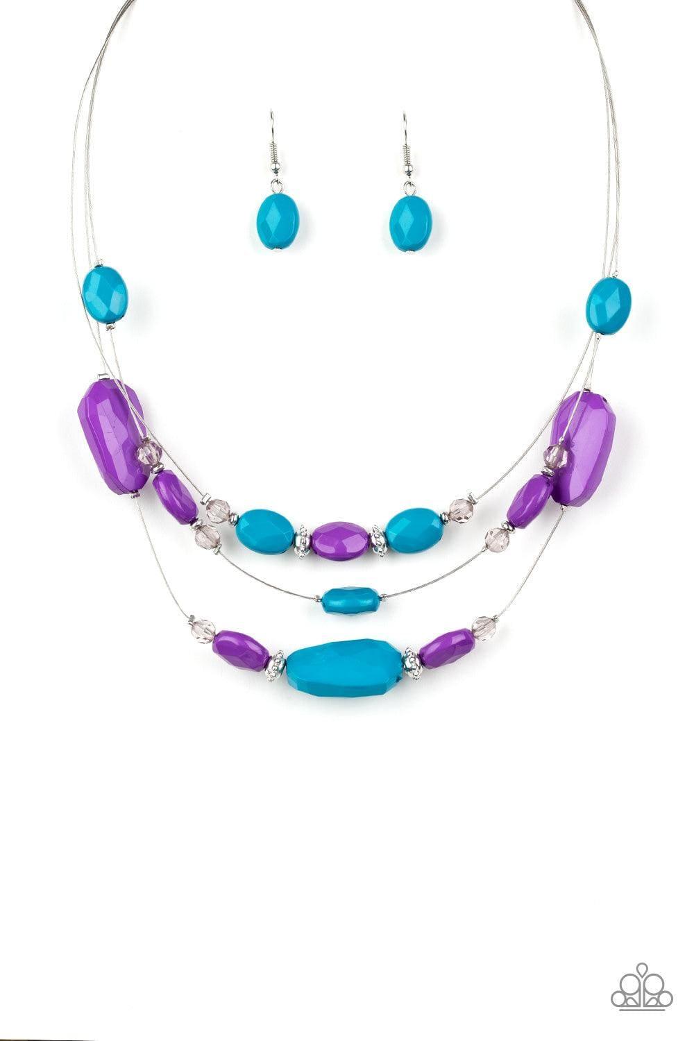Paparazzi Accessories - Radiant Reflections - Multicolor Necklace - Bling by JessieK