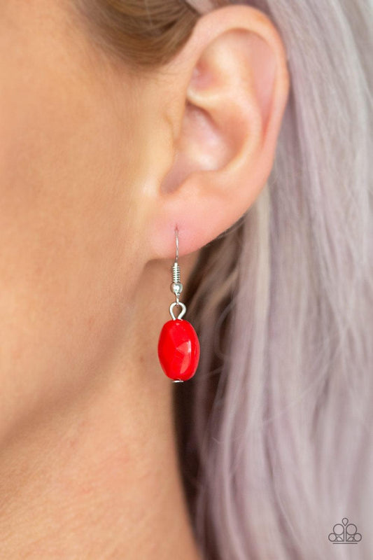 Paparazzi Accessories - Radiant Reflections - Red Necklace - Bling by JessieK