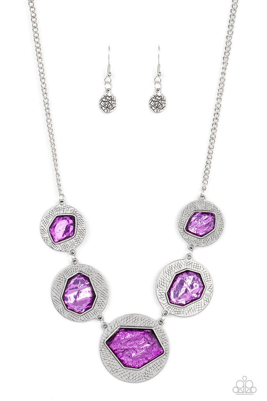 Paparazzi Accessories - Raw Charisma - Purple Necklace - Bling by JessieK