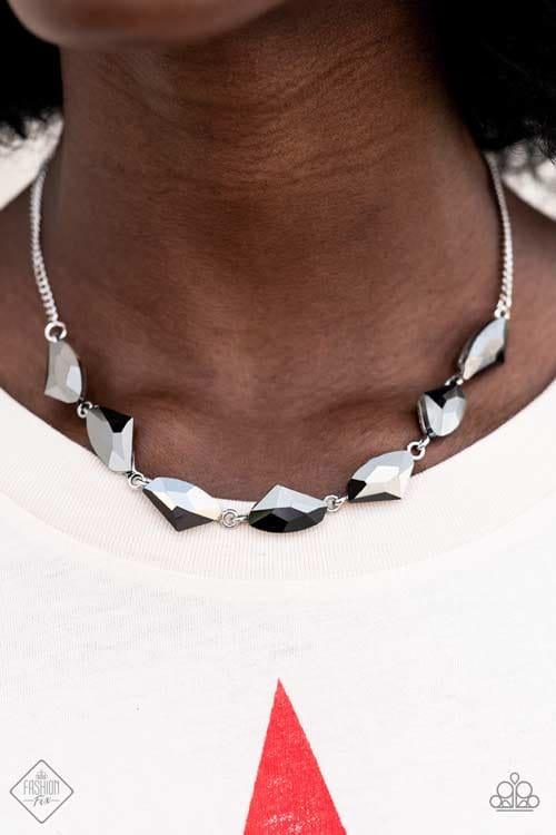 Paparazzi Accessories - Raw Rapture - Silver Necklace - Bling by JessieK
