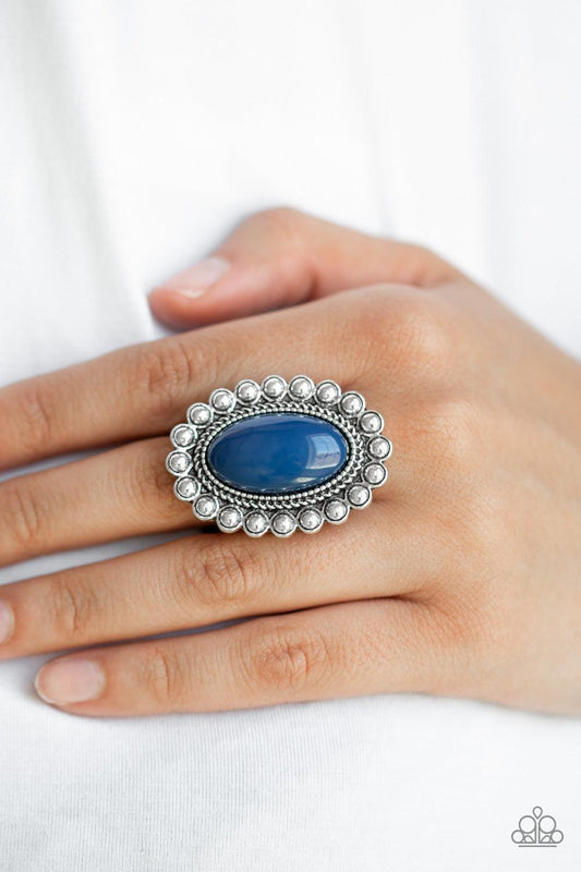Paparazzi Accessories - Ready To Pop - Blue Ring - Bling by JessieK