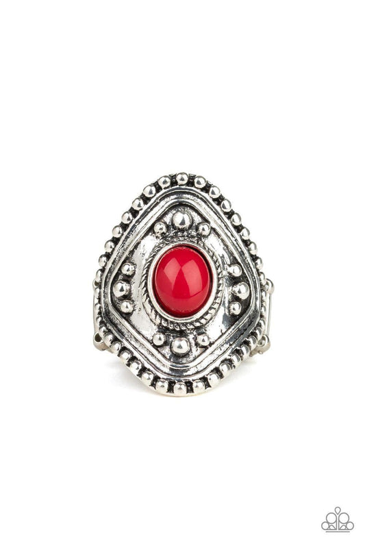 Paparazzi Accessories - Rogue Ramble - Red Ring - Bling by JessieK