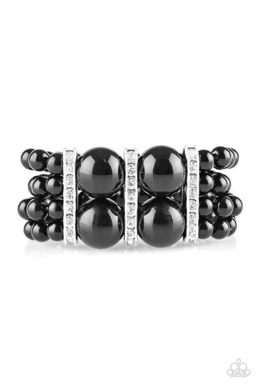 Paparazzi Accessories - Romance Remix - Black Bracelet - Bling by JessieK