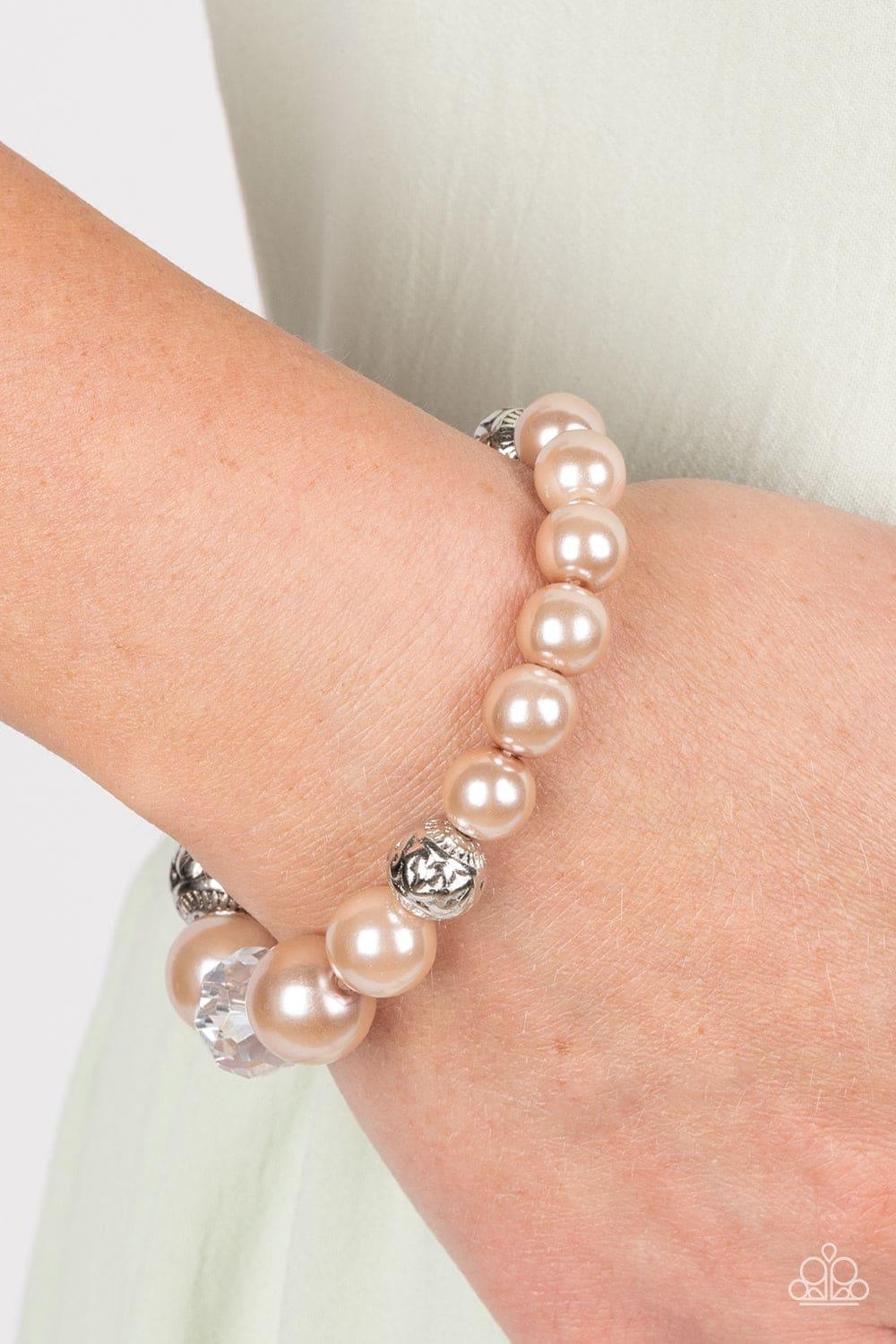 Paparazzi Accessories - Royal Reward - Brown Bracelet - Bling by JessieK